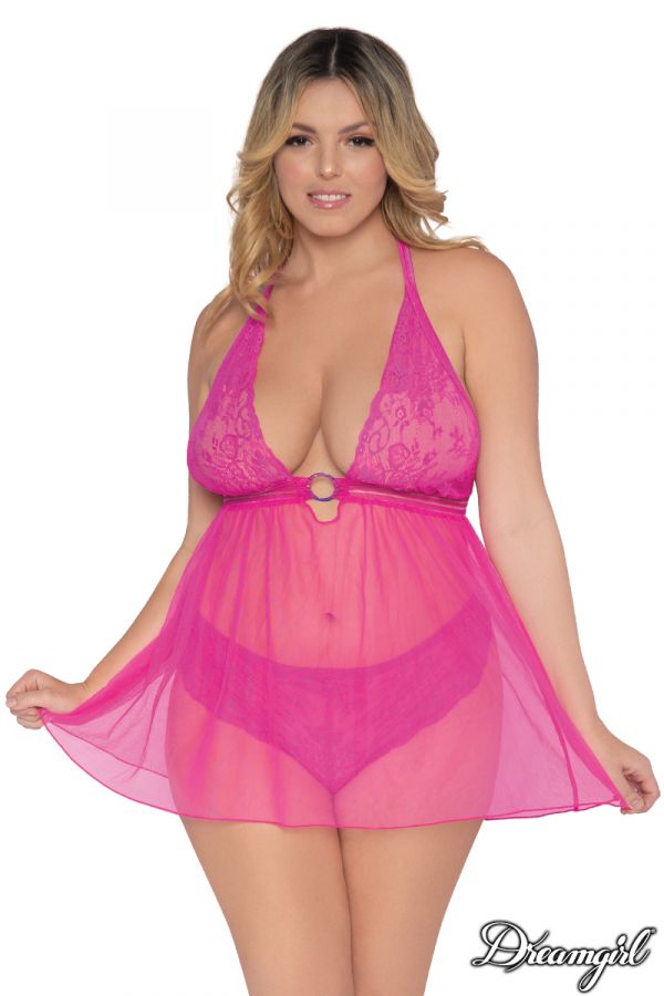 DG12603X - Sheer Babydoll