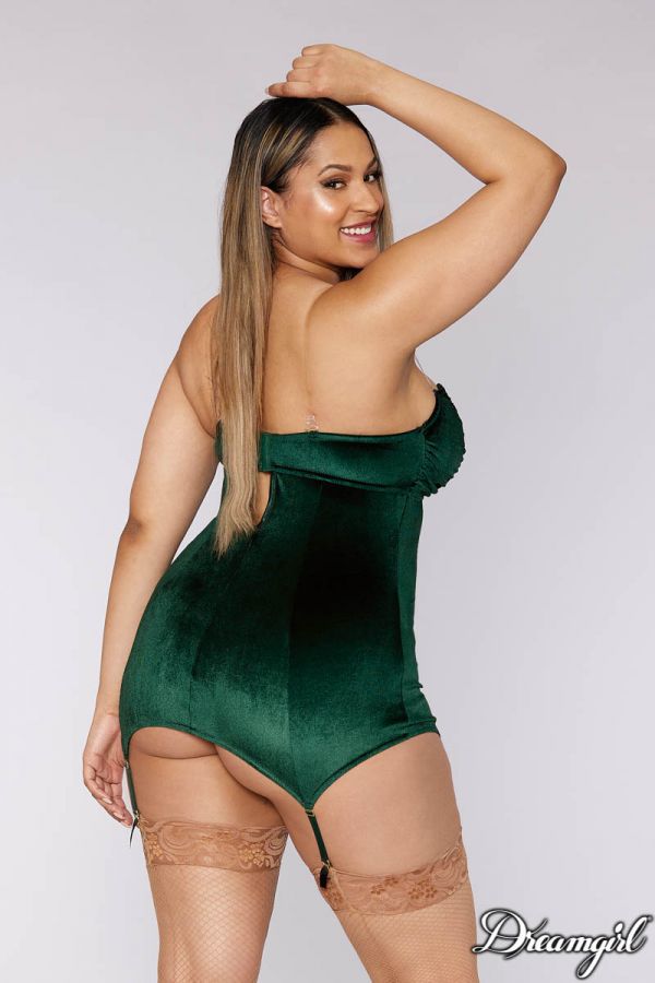 DG12633 - Velvet Garter Slip