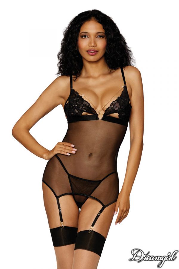 DG12712 - Sheer Garter Slip