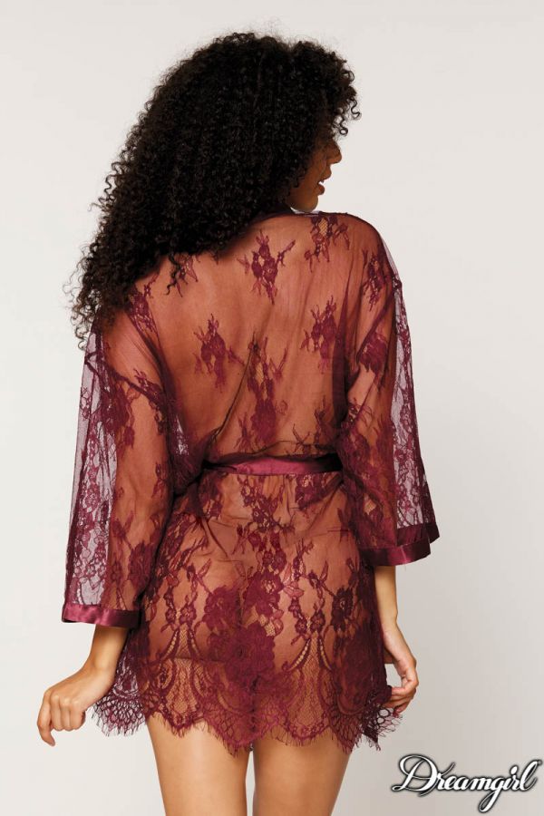 DG12788 - Eyelash Lace Robe