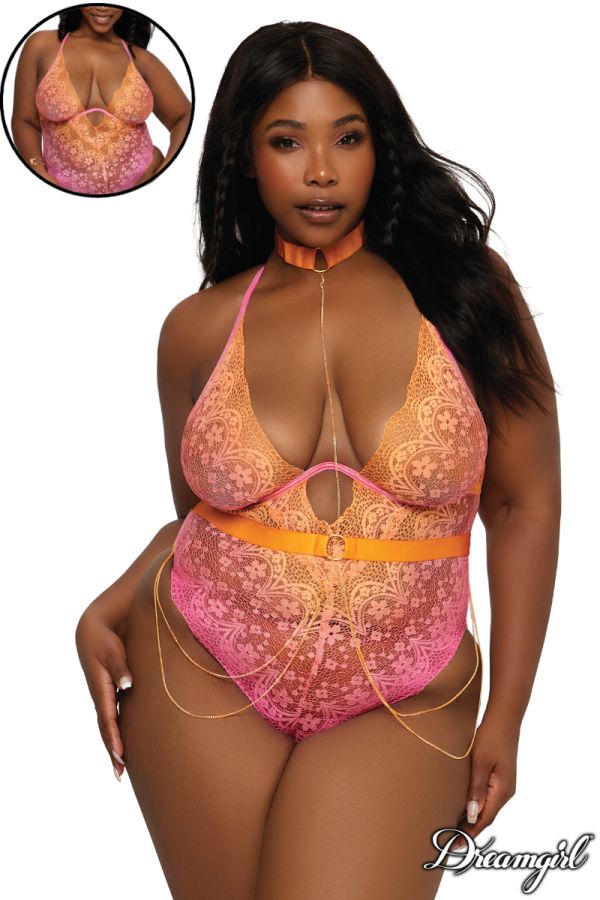 DG12980X - Ombré Lace Teddy-PROMO20