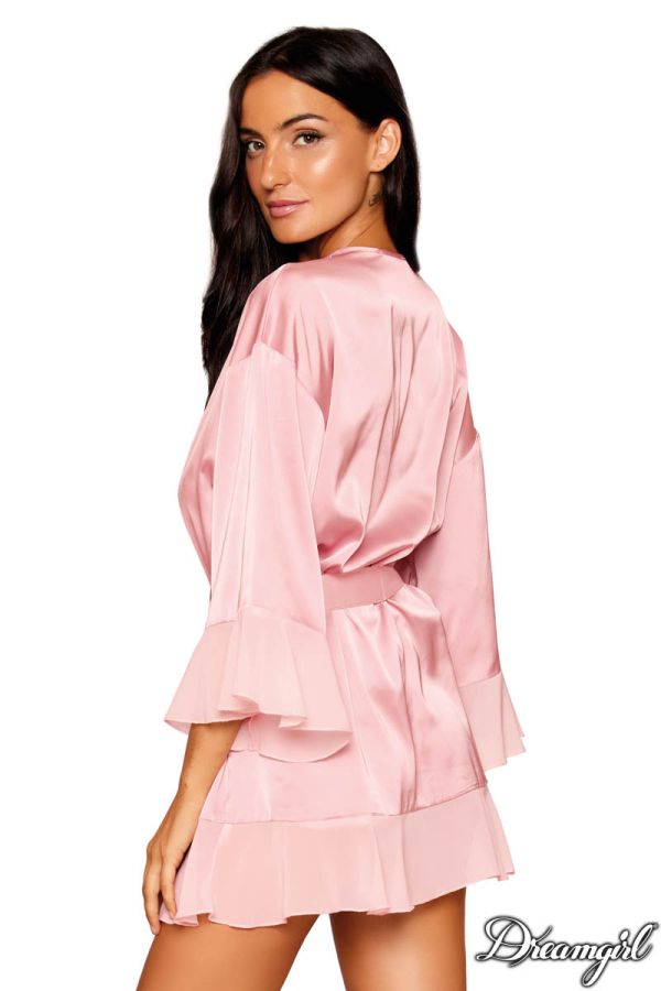 DG13249 - 2PC Satin Robe Set