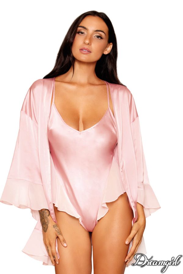 DG13249 - 2PC Satin Robe Set