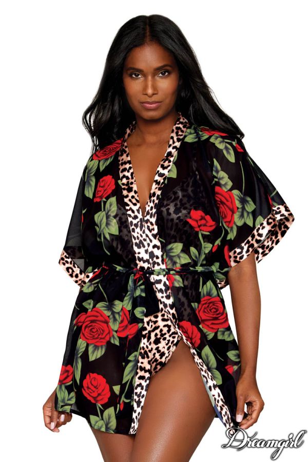 DG13251 - 2PC Leopard Robe