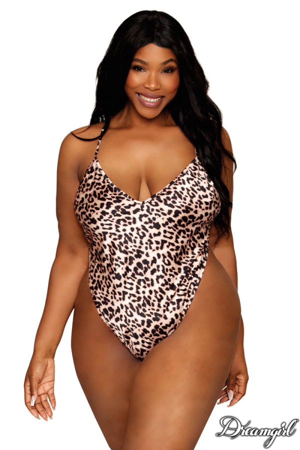 DG13251X - 2PC Leopard Robe