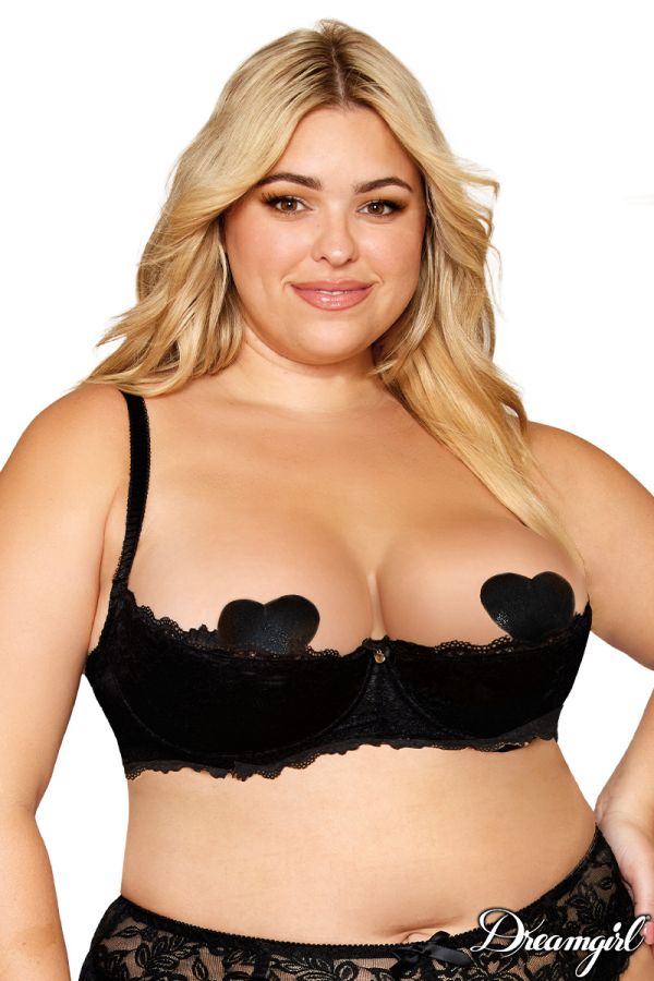 PROMO25-DG13252X - Lace Shelf Bra