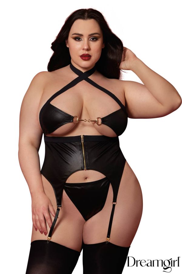 DG13709X - Zipper Garter Slip