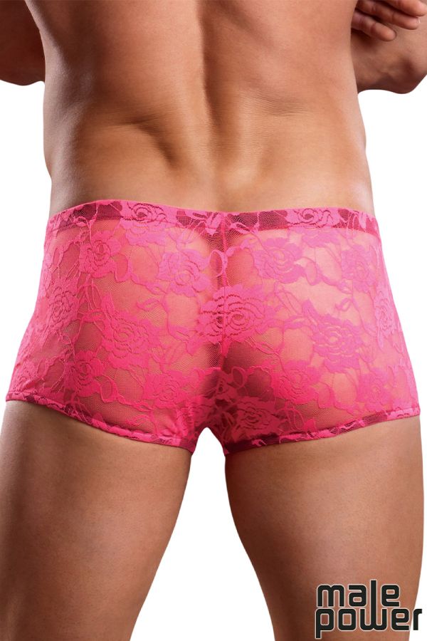 MP145-194 - Neon Lace Mini Short