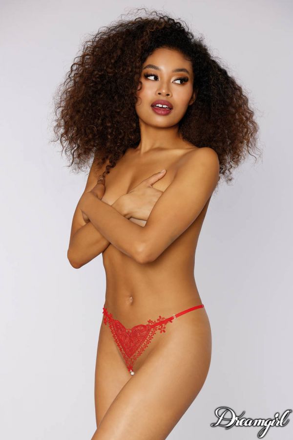 DG1474 - Heart Pearl G-String
