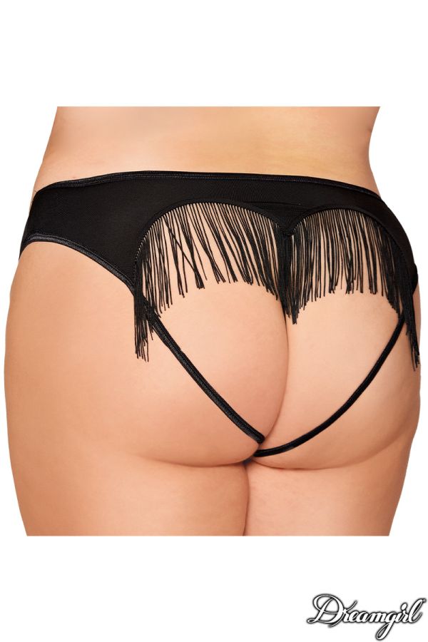 DG1492 - Heart Fringe G-String