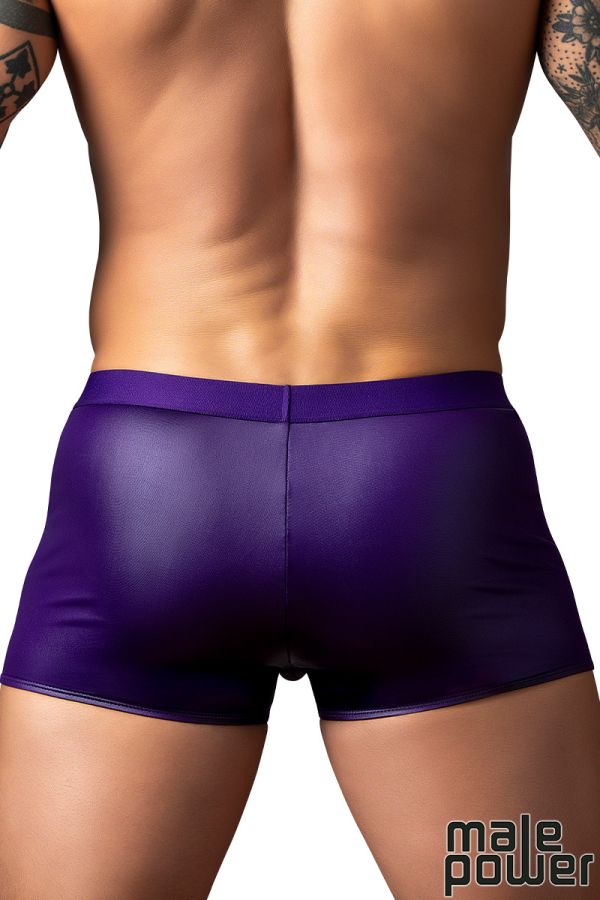 MP152-302 - Wet Look Crossover Short