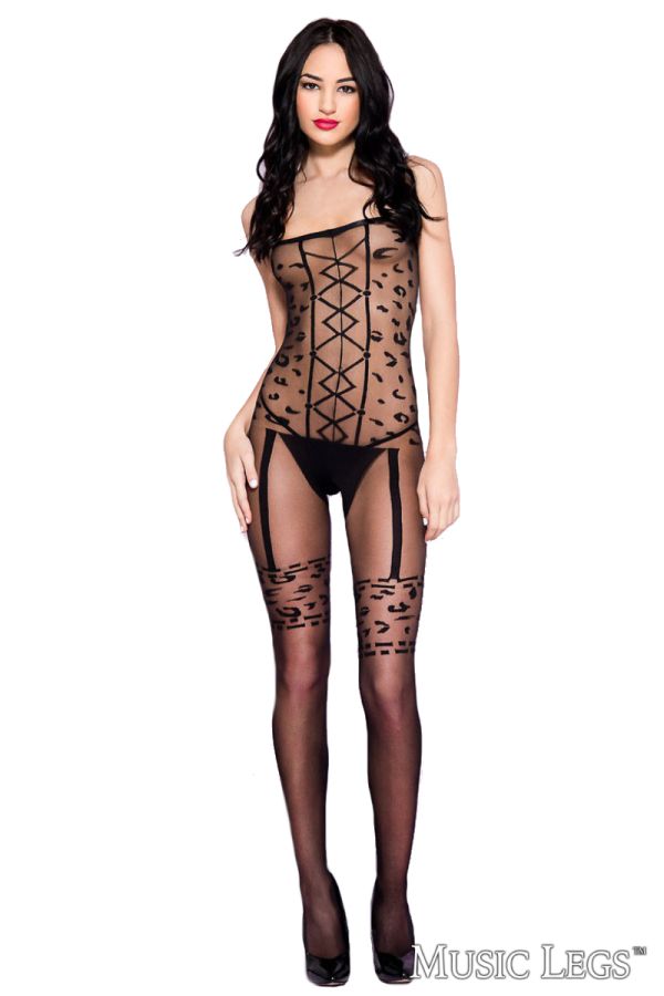 PROMO20-ML1633 - Leopard Bodystocking