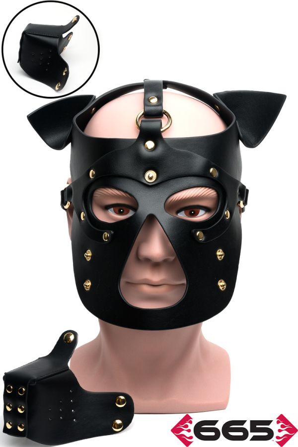FE23233 – Bondage Pup Hood