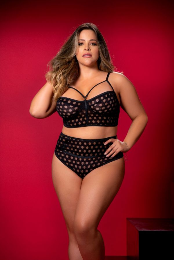 MA2631 - 2PC Dot Mesh Set
