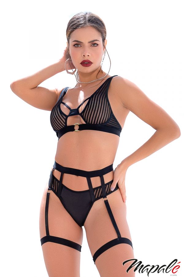 PROMO20-MA2639 - 2PC Striped Set