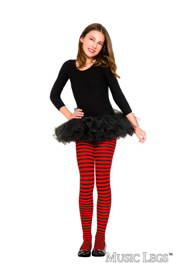 PROMO50-ML270 - Girls Striped Pantyhose