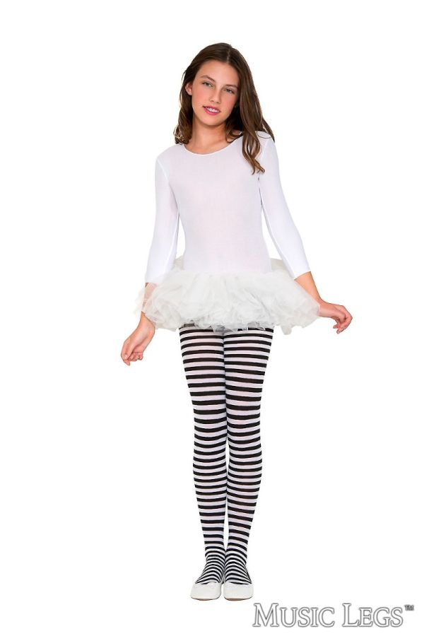 PROMO50-ML270 - Girls Striped Pantyhose