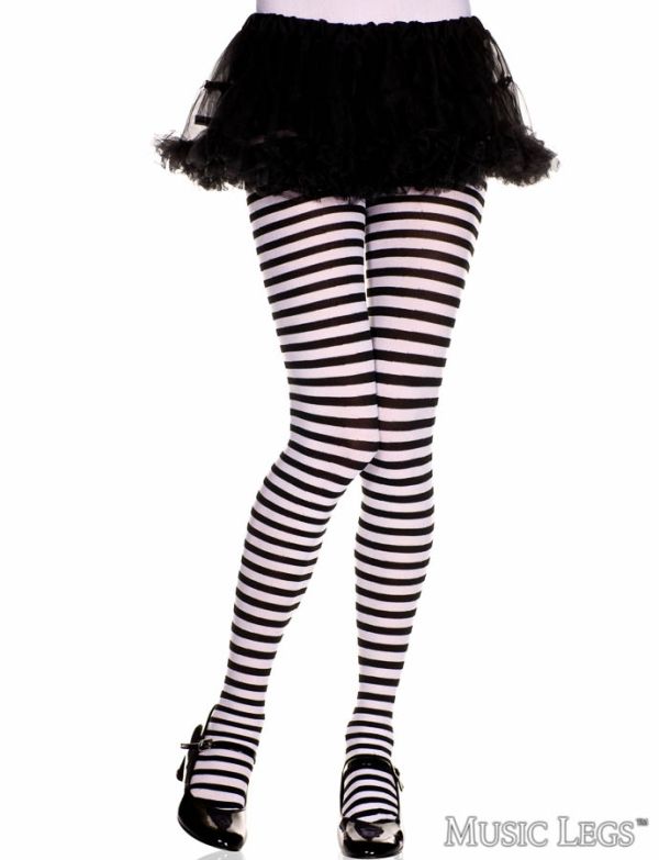 PROMO50-ML270 - Girls Striped Pantyhose