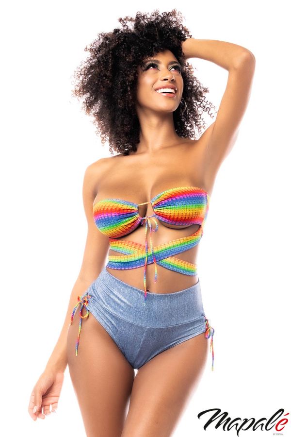 MA2721 - 2PC Rainbow Denim