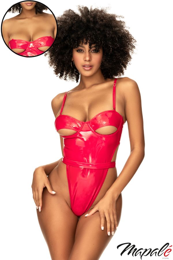 PROMO35-MA2742 - Wet Look Teddy