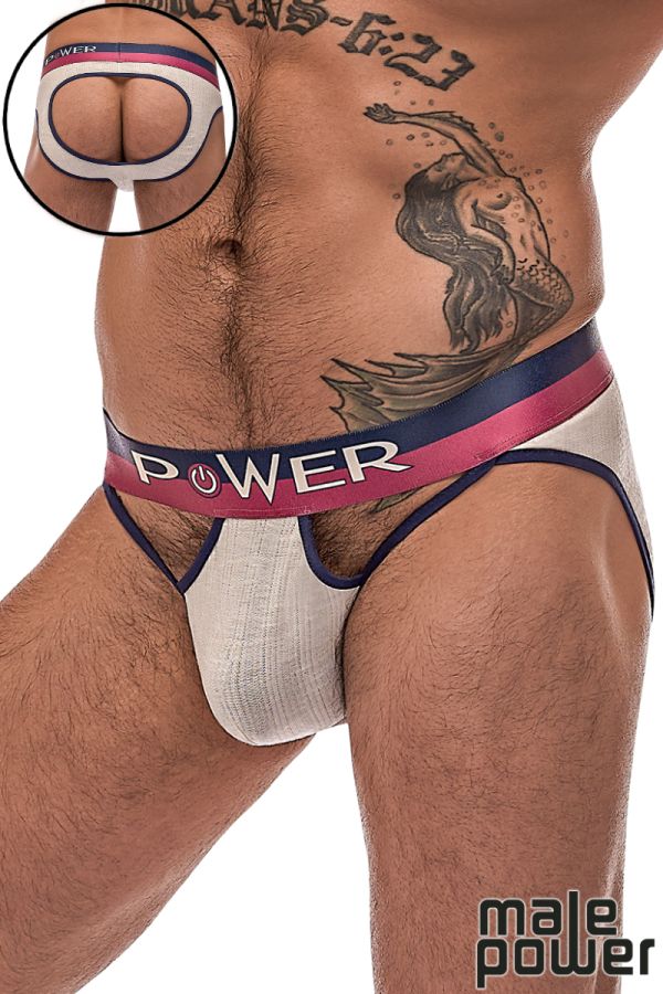 PROMO50-MP302-246 - Stretch Rayon Cut Out Jock