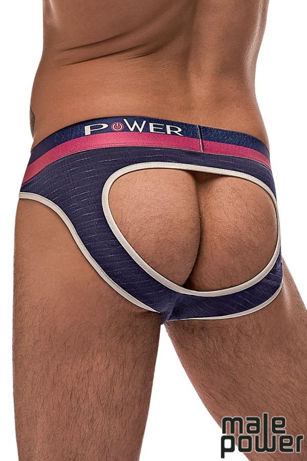 PROMO50-MP302-246 - Stretch Rayon Cut Out Jock