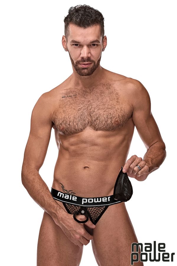 MP346-260 - Cock Pit Fishnet Jock