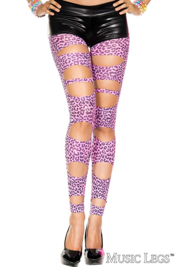 ML35128 - Leopard Hole Leggings