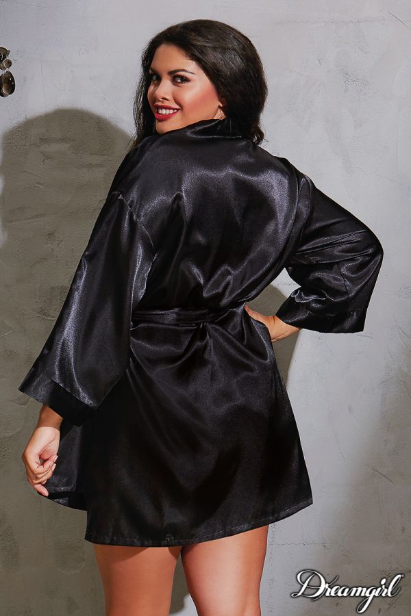 DG3717X - Satin Robe set