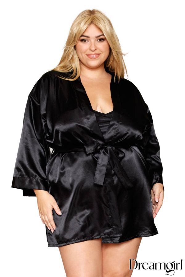 DG3717 - Satin Robe set