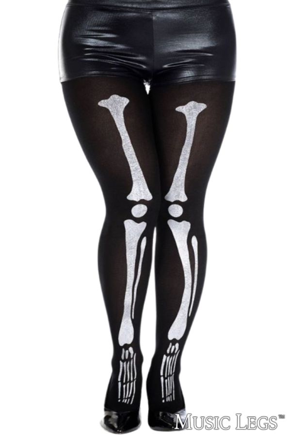ML37647Q - Skeleton Pantyhose