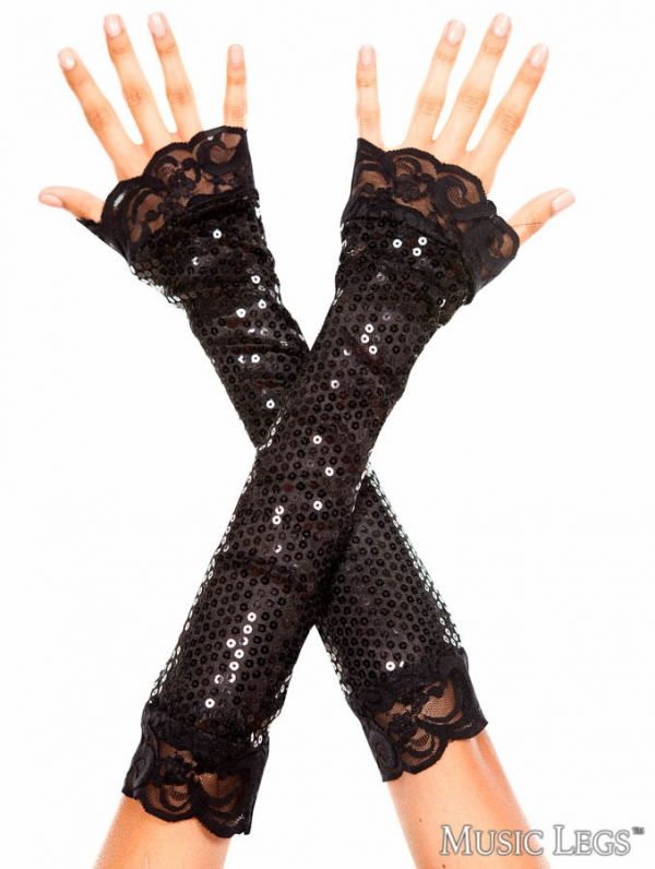 ML406 - SEQUINED GLOVES
