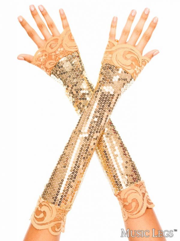 ML406 - SEQUINED GLOVES