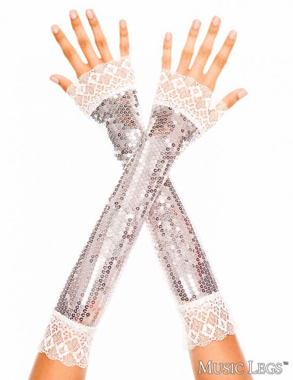 ML406 - SEQUINED GLOVES