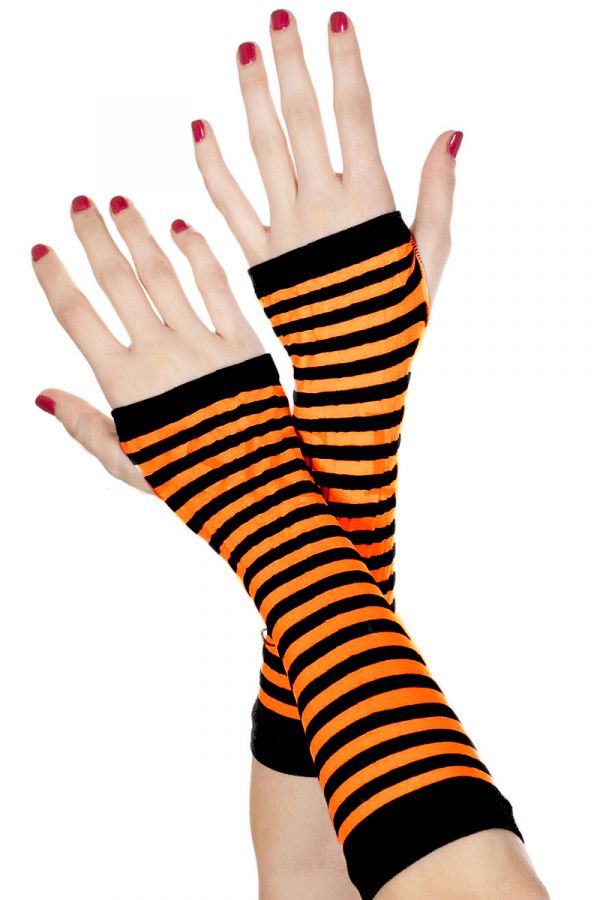 PROMO50-ML422 - Striped Arm Warmers