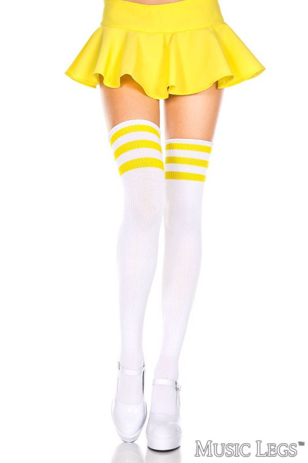 White/Neon Yellow
