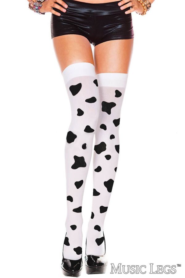 ML4279 - Cow Print Thigh Hi