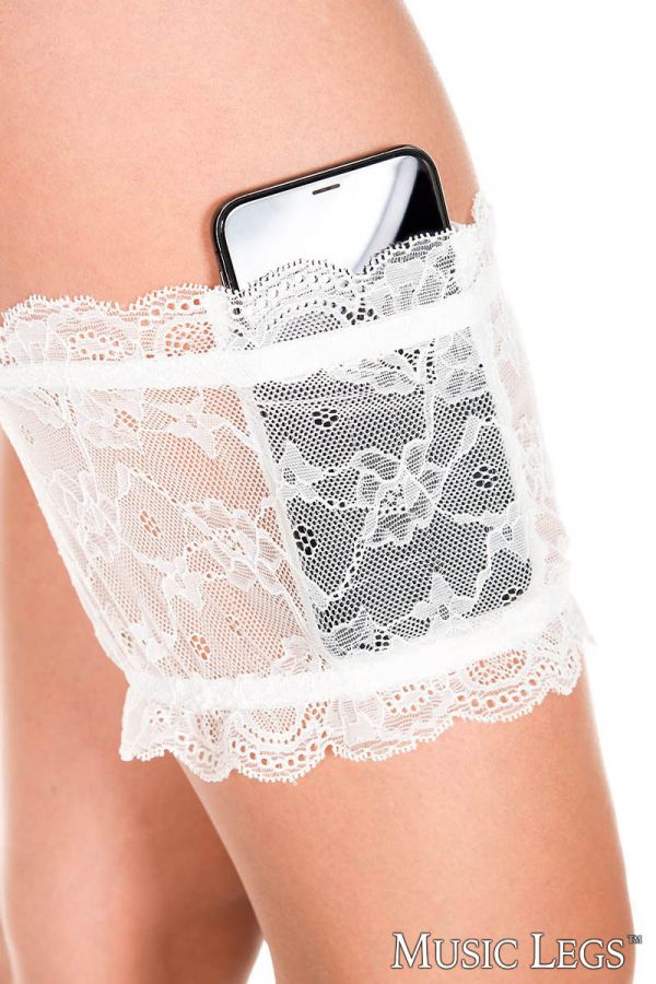 ML43004-W - Lace Garter Wallet