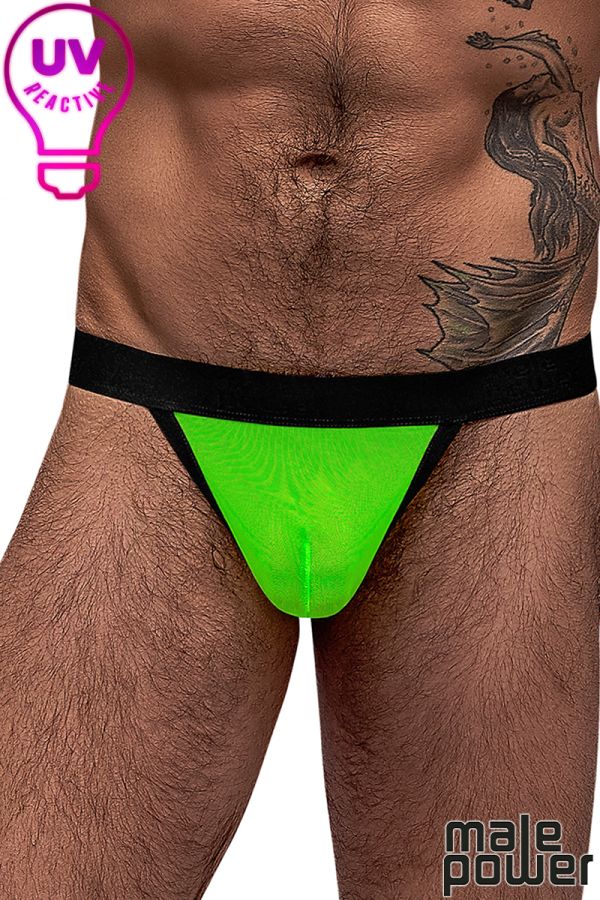 MP433-07B - Neon Mesh Micro Thong