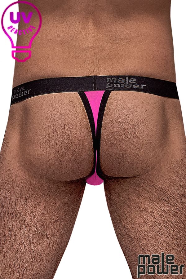 MP433-07B - Neon Mesh Micro Thong