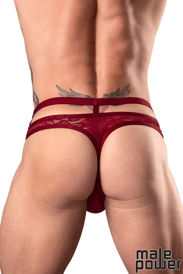 MP446-289 - Lace Cutout Thong