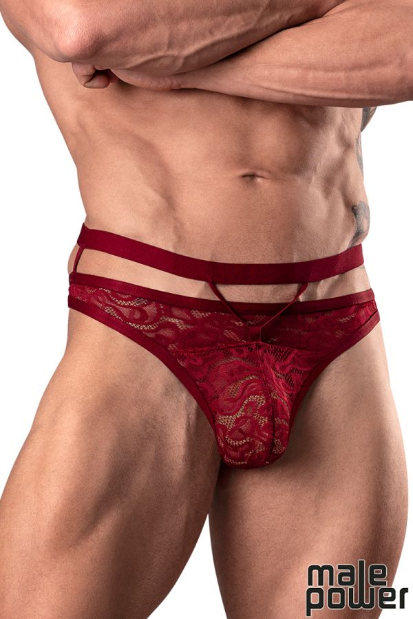 MP446-289 - Lace Cutout Thong