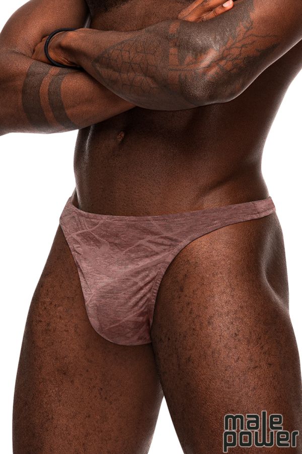 MP454-274 - Flat & Raised Graphics V Thong