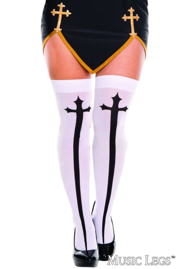 ML4629Q - Gothic Cross Thigh Hi