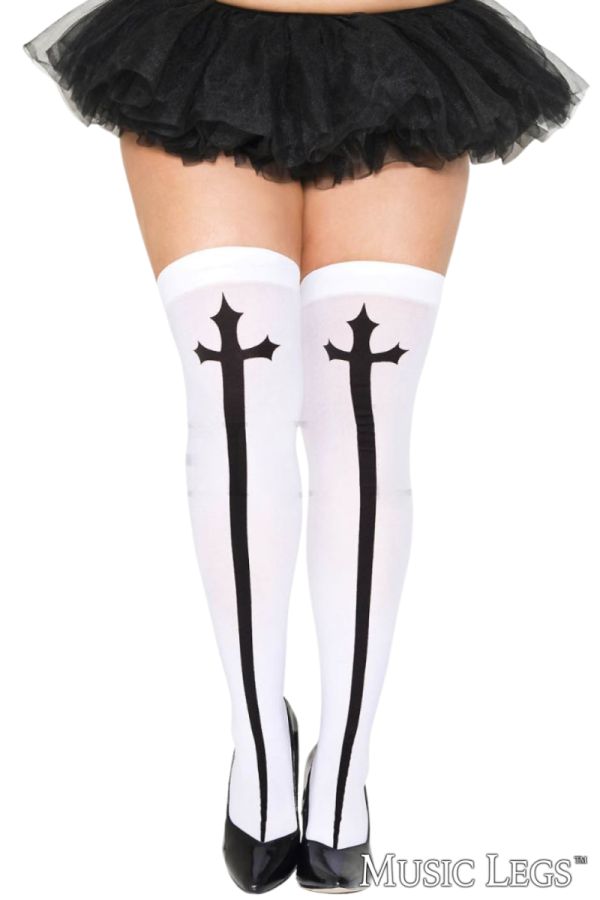 ML4629Q - Gothic Cross Thigh Hi