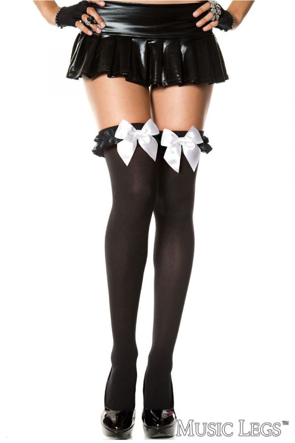 ML4722 - Ruffle Bow Thigh Hi