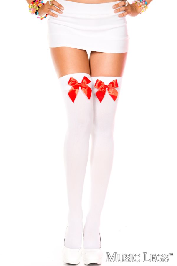 ML4742 - Satin Bow Thigh Hi