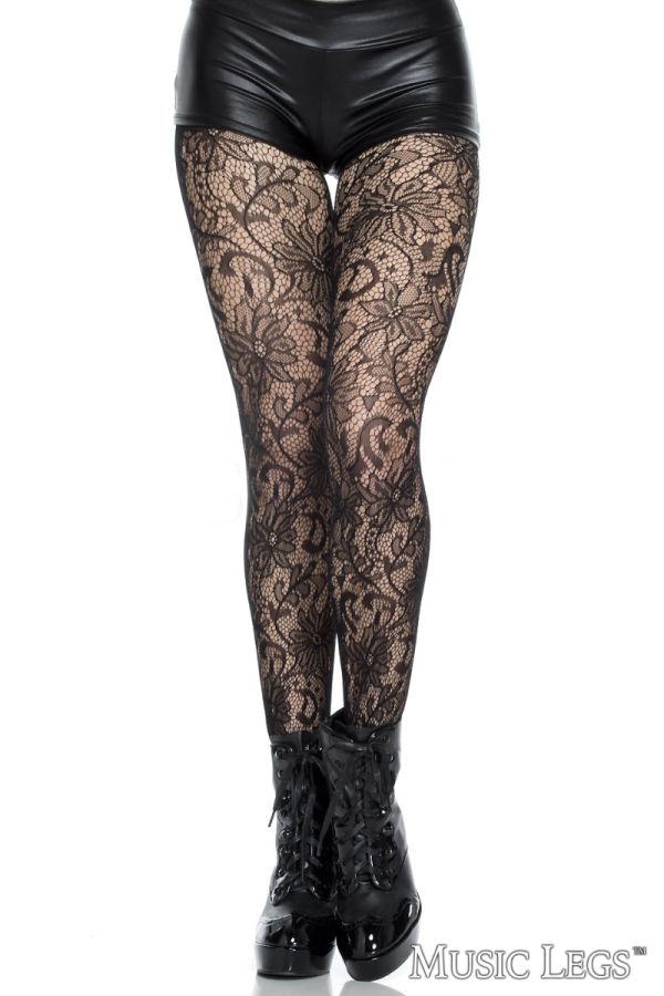 ML50011 - Floral Pantyhose