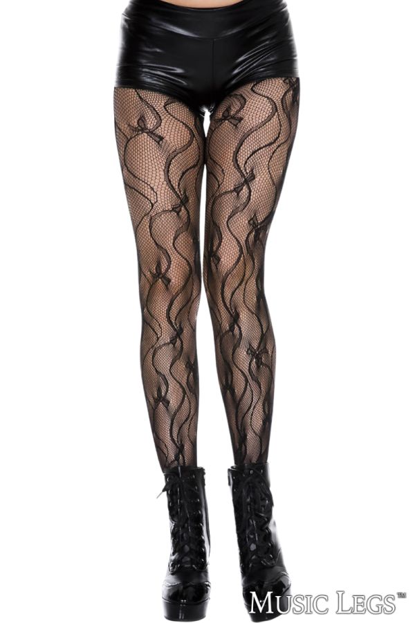 ML50027 - Wavy Net Pantyhose