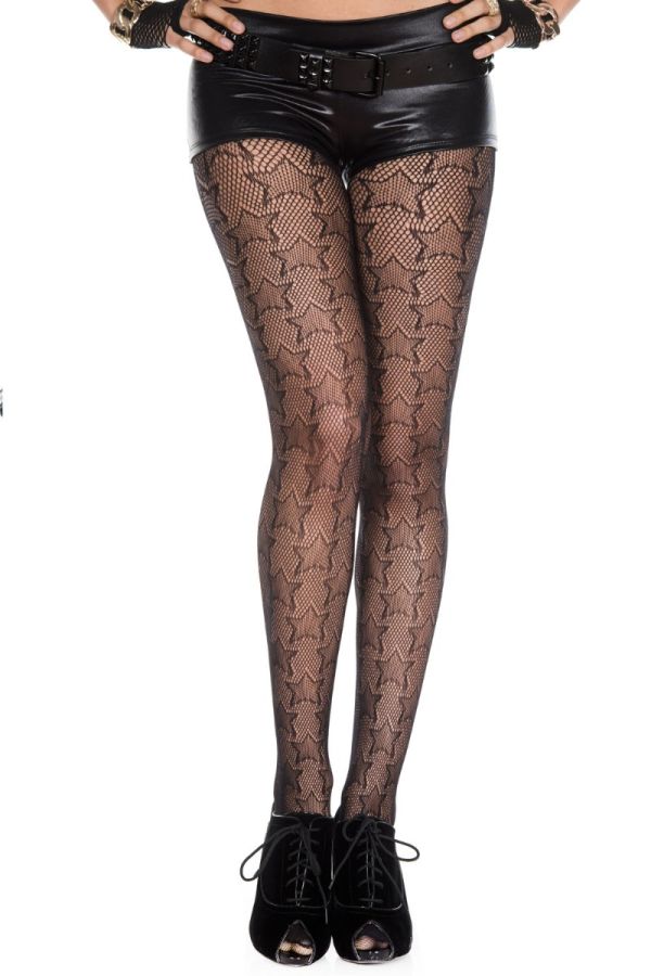 ML50046 - Star Fishnet Pantyhose 